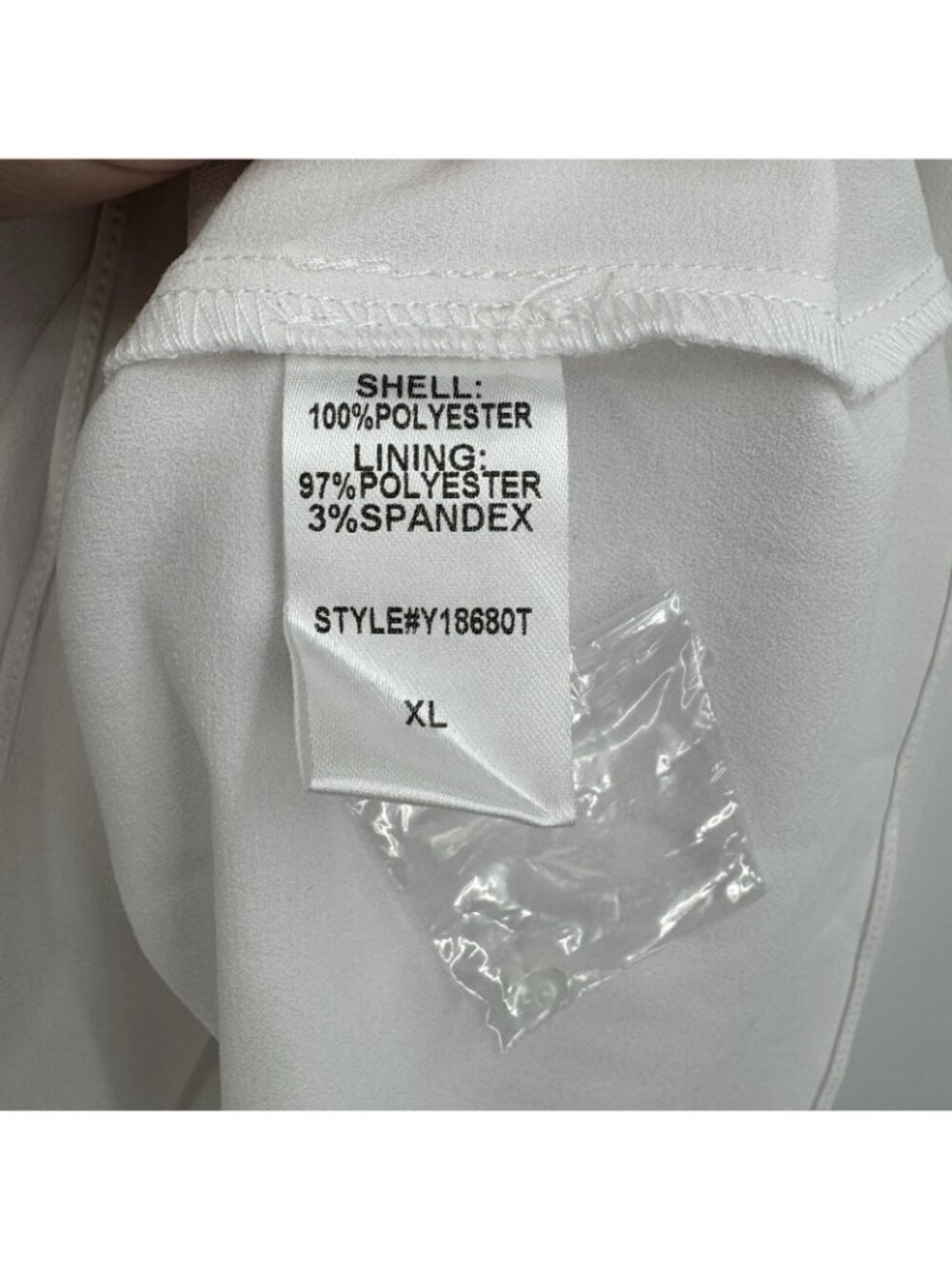 Pomander Place by Tuckernuck White Carlota Peplum Blouse size XL NWT - Picture 7 of 8